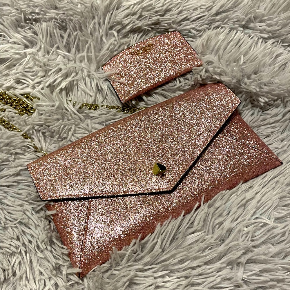 Kate Spade Pink Cross Body with Card Holder